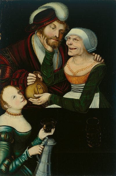 Unequal Couple by Lucas Cranach the Elder
